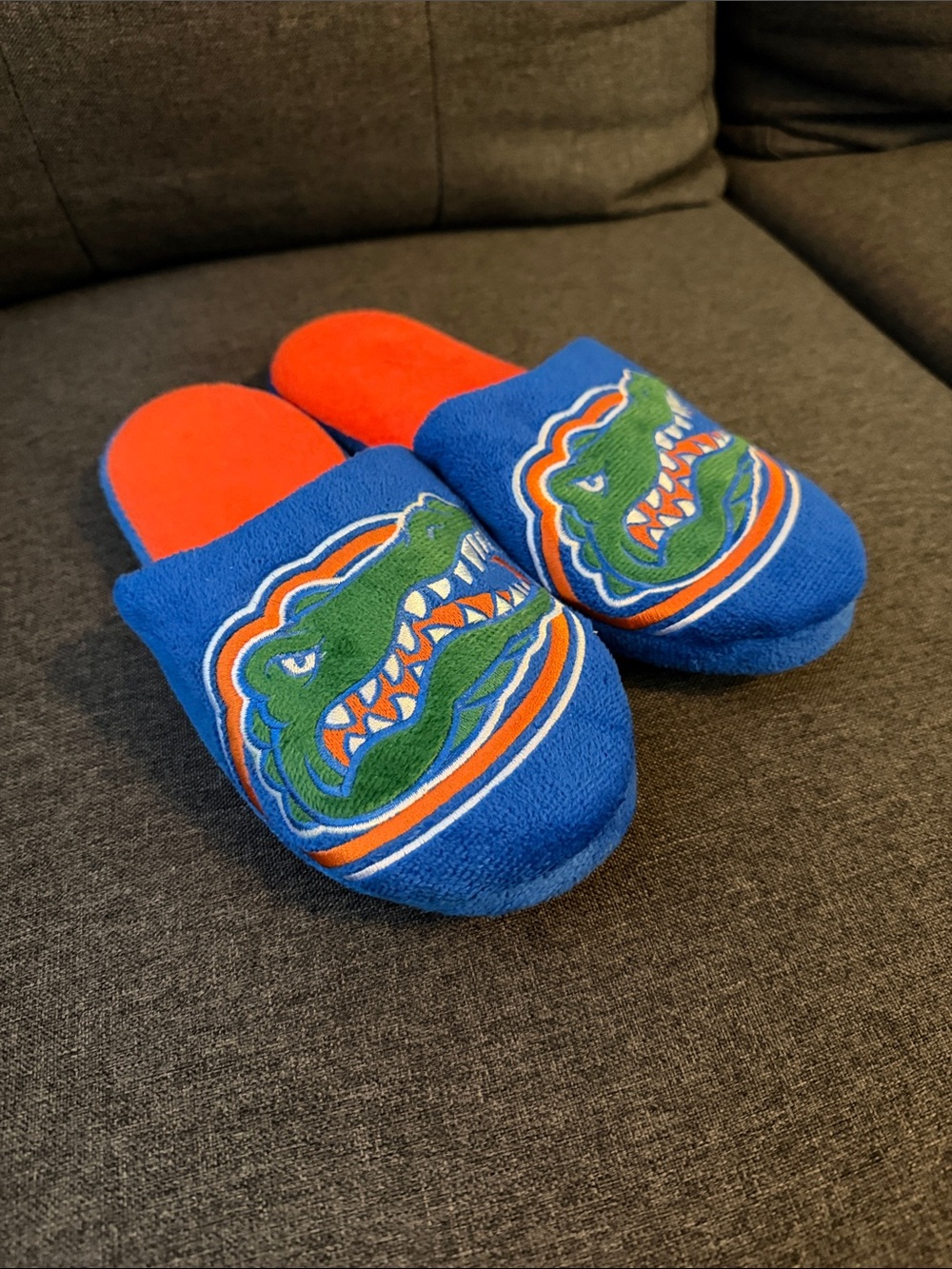 Forever Collectibles Florida Gators Blue & Orange Mens slippers